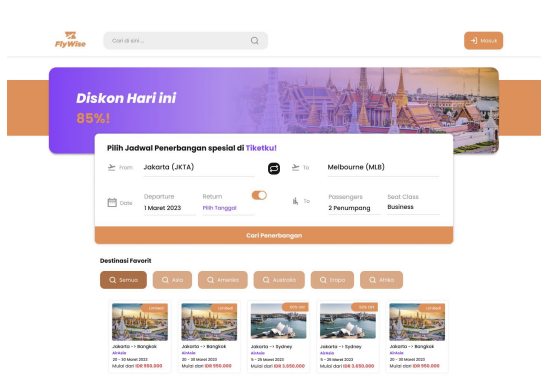 FlyWise E-Ticketing System